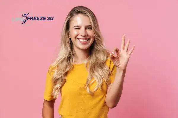 Picture of happy woman after HIFU vaginal tightening Kensington
