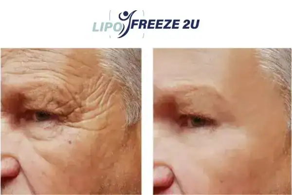 Mens before and after Morpheus 8 Kensington results.