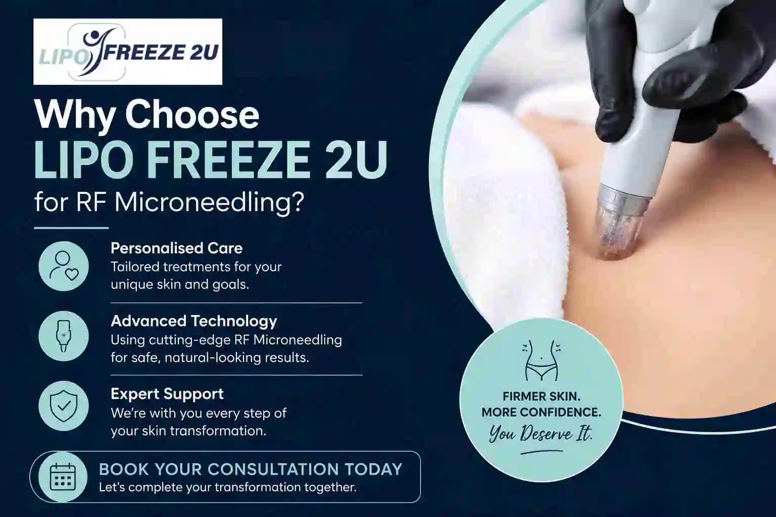 Why Choose LIPO FREEZE 2U for RF Microneedling Kensington?